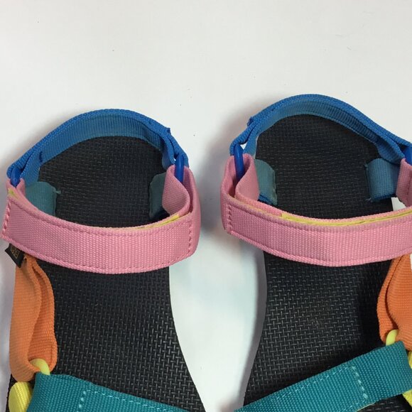 Teva Original Universal Blue Pink Teal Outdoor Sandals 1003987 Women’s Size 8 - Picture 7 of 10